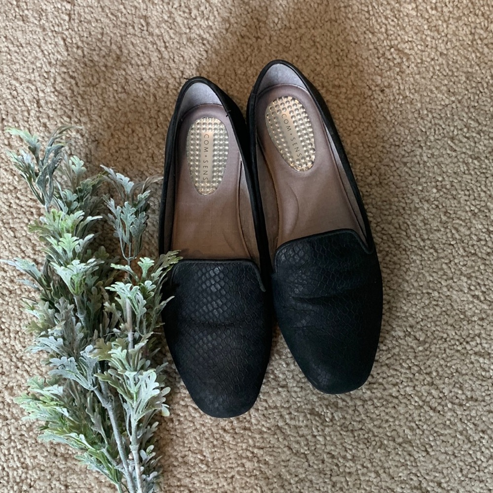 Com + Sens Black Loafers